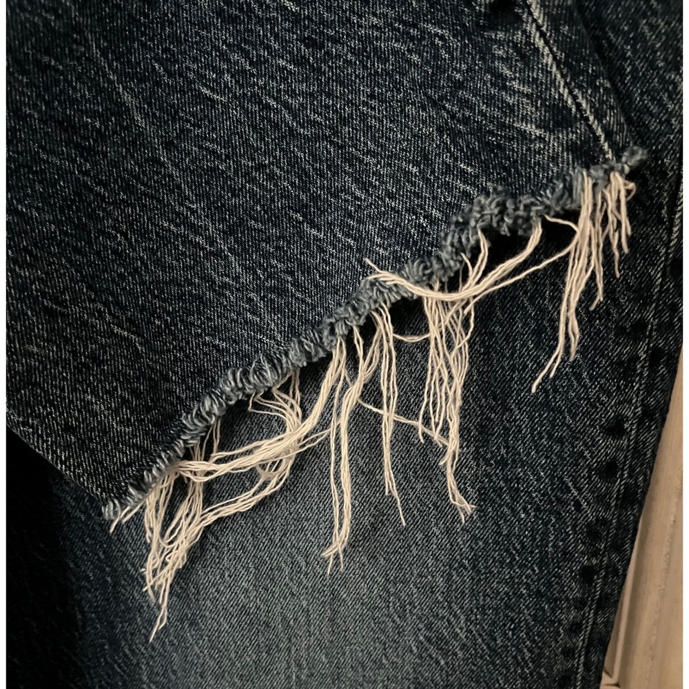 Pistola High-Rise Straight Leg Jeans — Dark Blue Wash - Picture 4 of 8